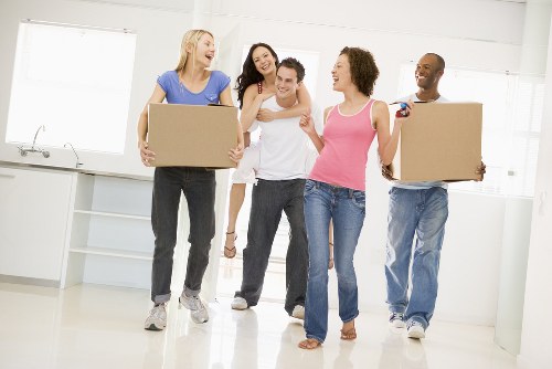 Reusable household furniture prepared for charity donation and recycling