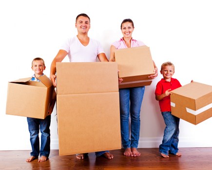 House movers helping with a London home relocation