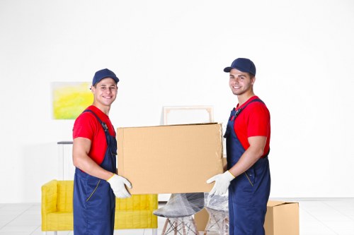 Furniture and office items being transported by man and van in London
