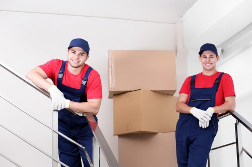 Loading furniture into a van for a London collection and delivery