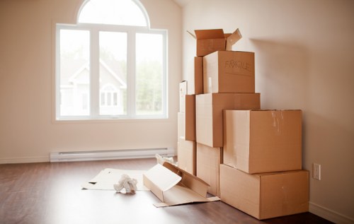 Packing and preparation for a moving truck service in London